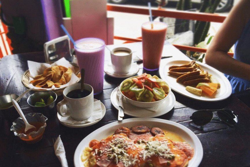 Breakfast at El Nativo in Playa del Carmen