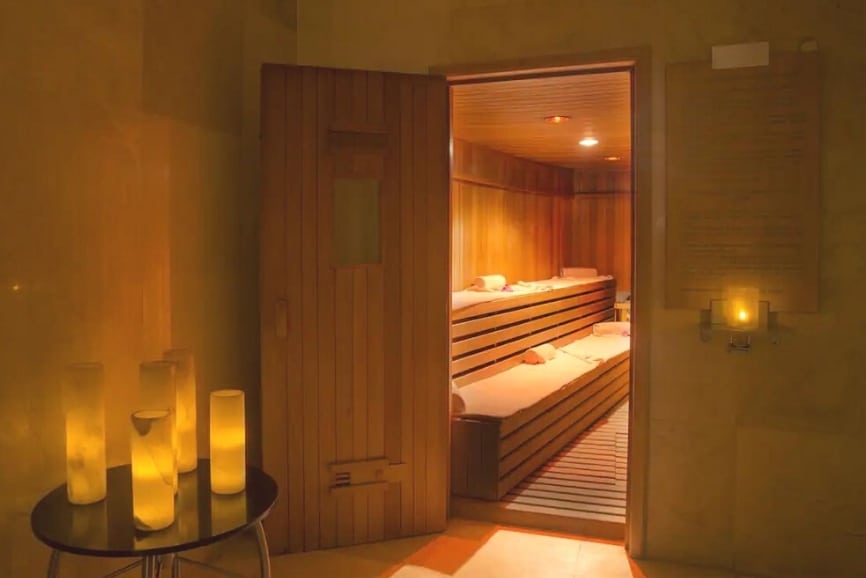 Spa and sauna at Beach Palace Resort in Cancun