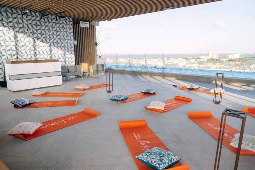 Yoga at the Canopy by Hilton Cancún La Isla in Cancun