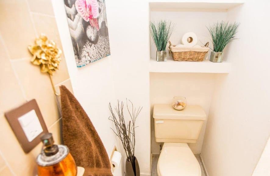 Bathroom at the Casa Blanca Boutique Hotel in Cancun
