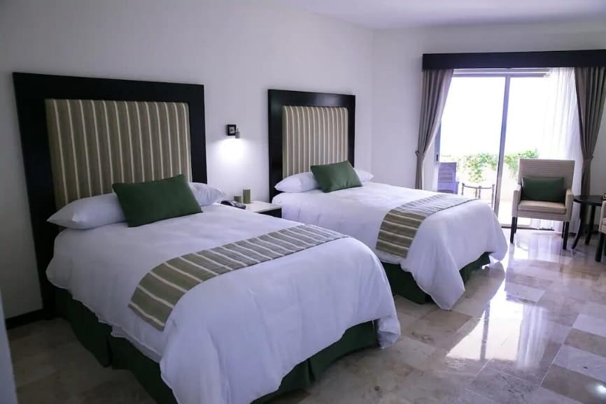 Double room at the Hotel Casa Maya in Cancun