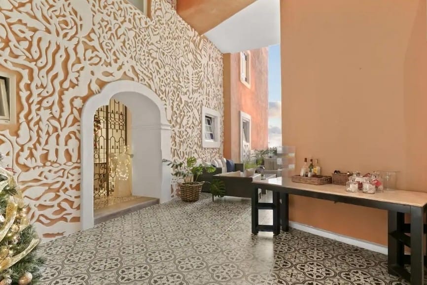 Lobby at the Casa Tortugas Boutique Hotel in Cancun