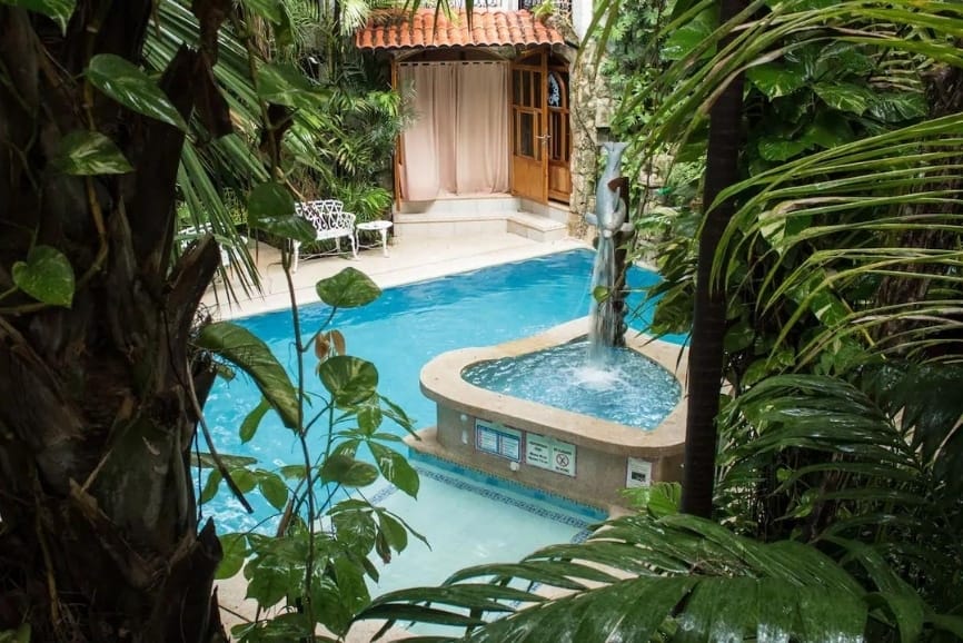 Swimming Pool at the Eco-Hotel El Rey del Caribe in Cancun
