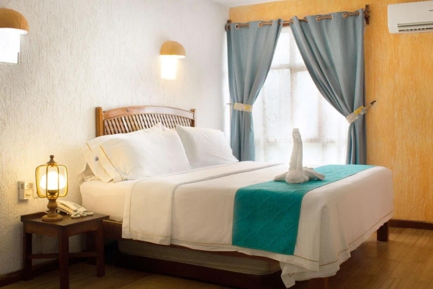 Room at the Eco-Hotel El Rey del Caribe in Cancun