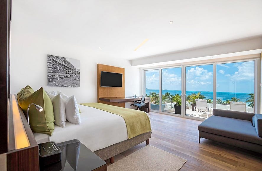 Room views at the Intercontinental Presidente Cancun