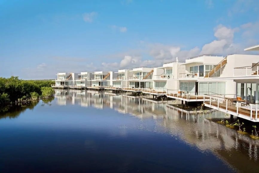 Infinity pool at the Blue Diamond Luxury Boutique in Playa del Carmen