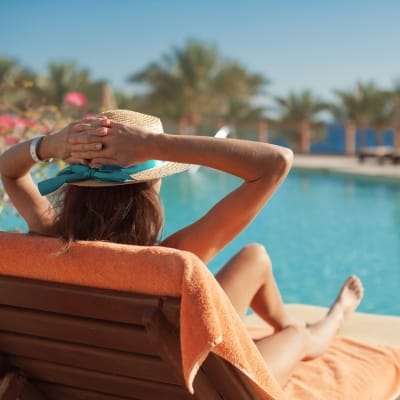 Poolside in Paradise