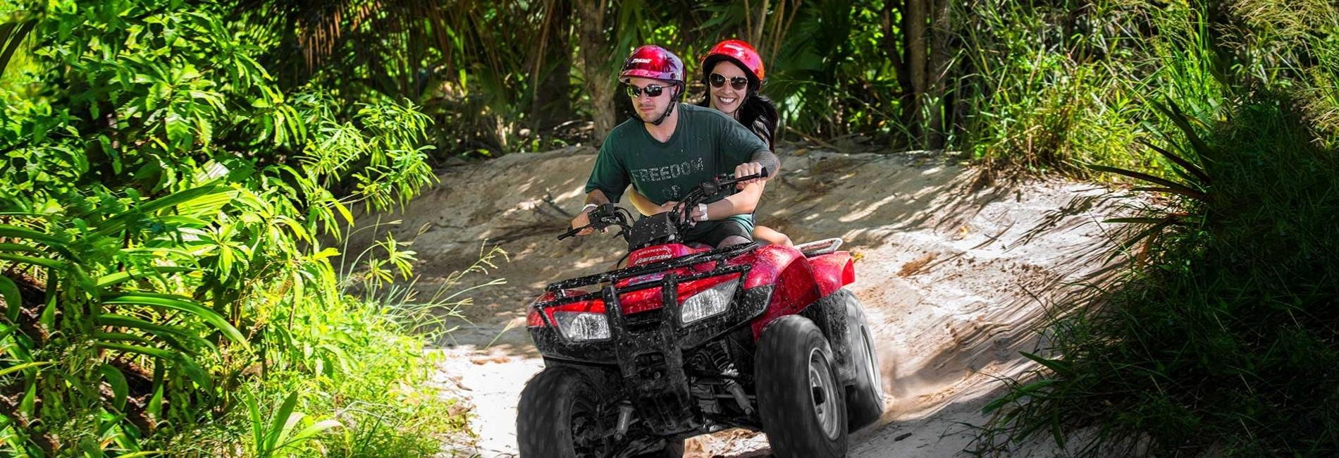 Junlge tours with ATV's & Ziplines in Tulum