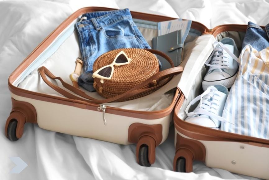 Packing List For Beach Vacation: Large Suitcase