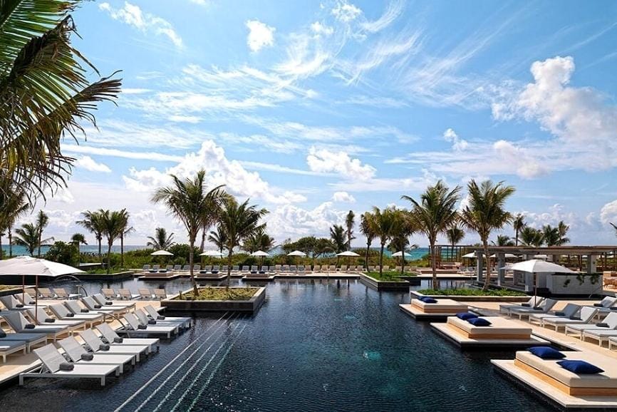 Infinity Pool at Unico 20°n87°w Hotel In Tulum