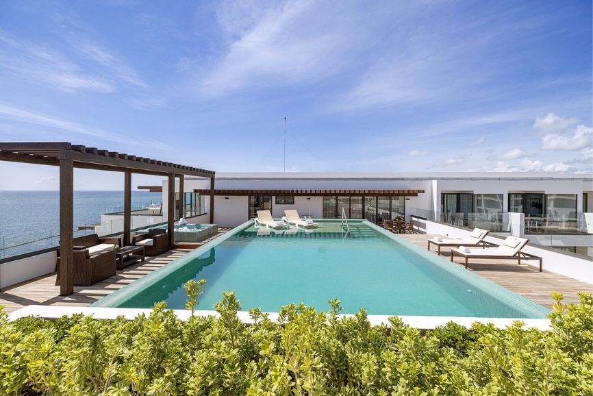 Swimming pool at Sensira Resort and Spa Riviera Maya in Puerto Morelos