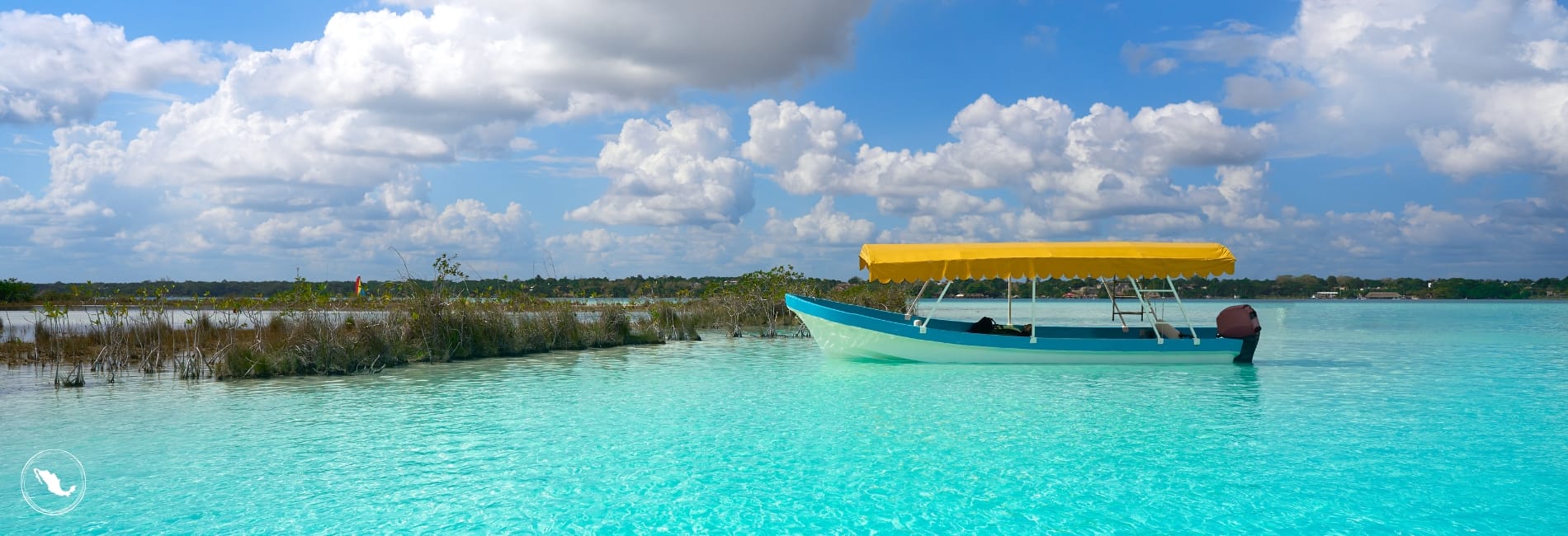Boat tour of Bacalar Lagoon