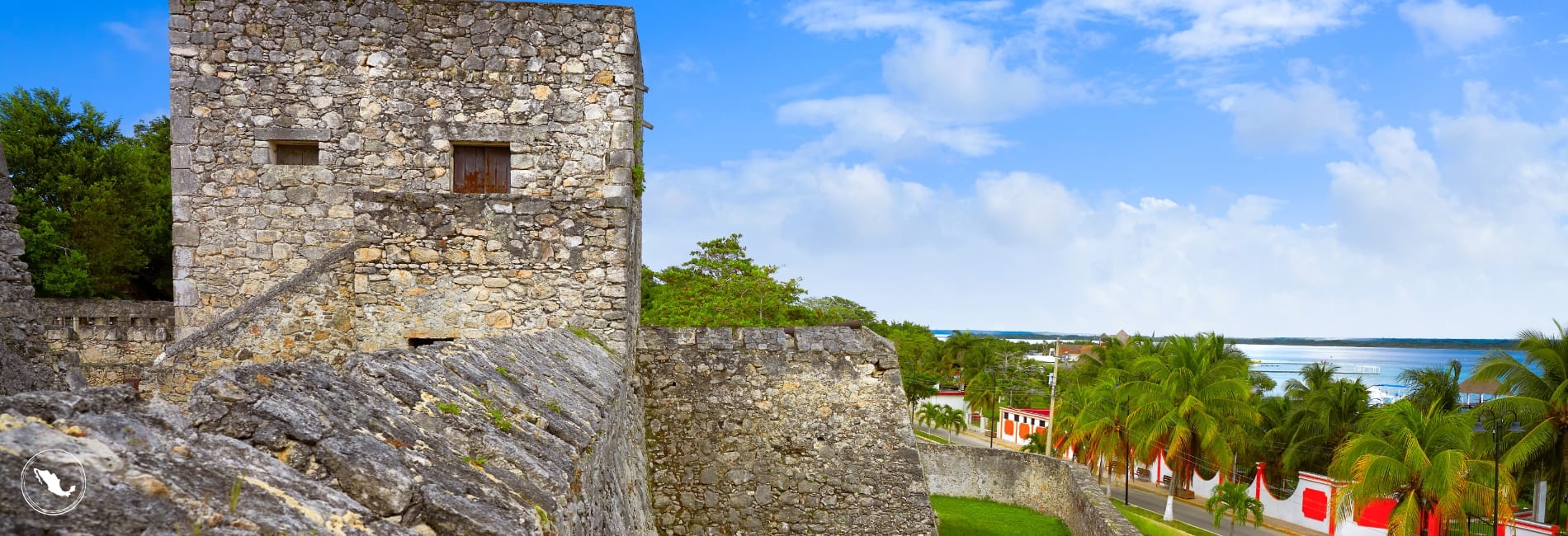 Fort San Filipe in Bacalar Mexico