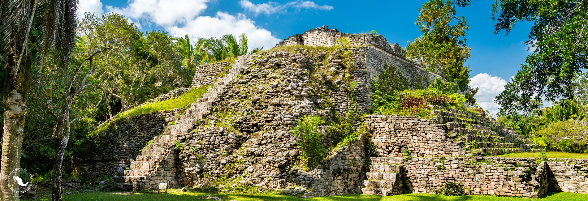 Kohunlich Mayan Ruins in Bacalar Mexico
