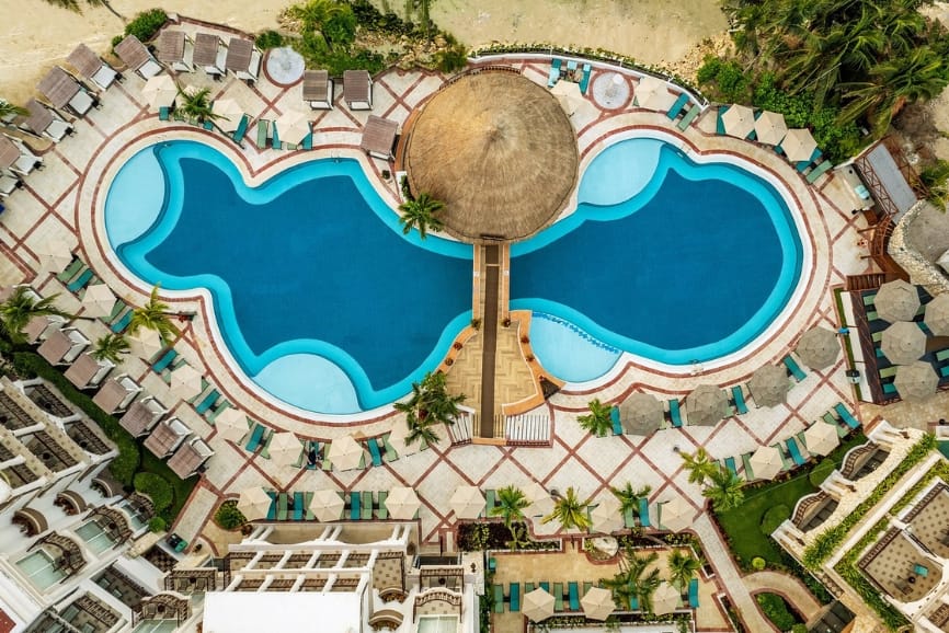 Swimming pools at Wyndham Alltra Playa Del Carmen
