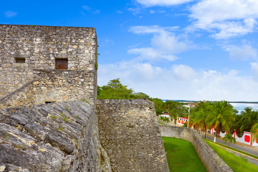 Fort San Filipe in Bacalar Mexico