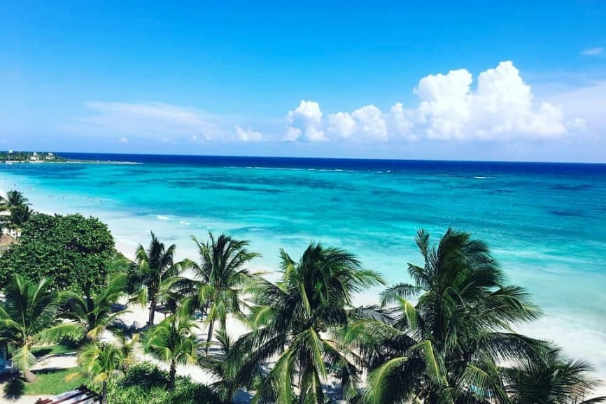 Beach front at Akumal Bay Beach & Wellness Resort