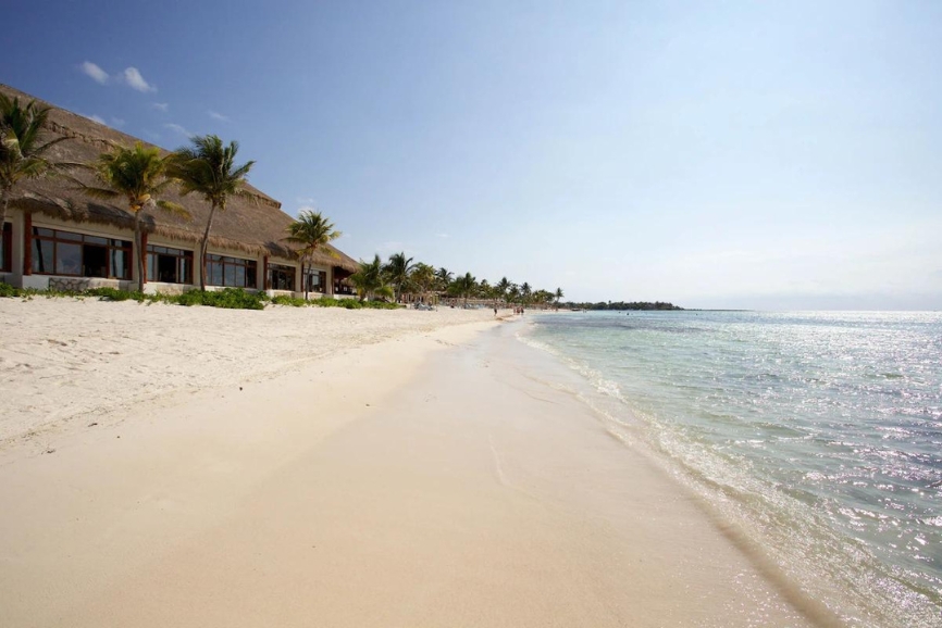 Beach access at Akumal Bay Beach & Wellness Resort