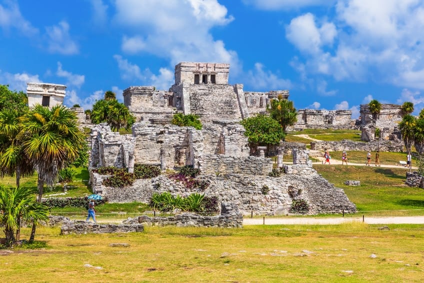 Mayan Ruins of Tulum in Riviera Maya Mexico