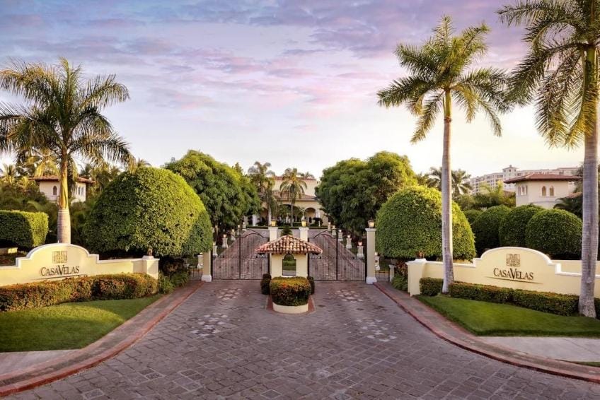 Entrance to Casa Velas in Puerto Vallarta