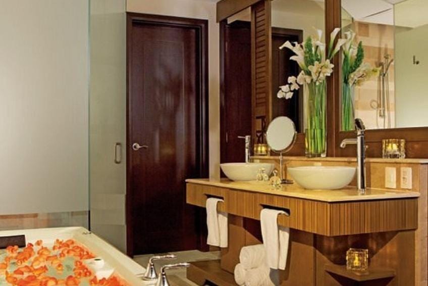 Bathroom at Dreams Vallarta Bay Resort and Spa in Puerto Vallarta
