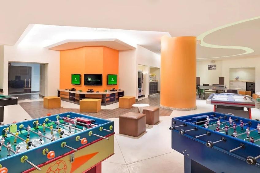 Game room at Dreams Vallarta Bay Resort and Spa in Puerto Vallarta