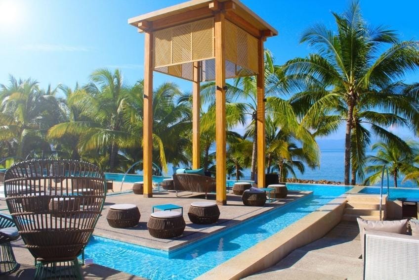 Swimming pool lounge at Fiesta Americana Puerto Vallarta All-Incusive & Spa