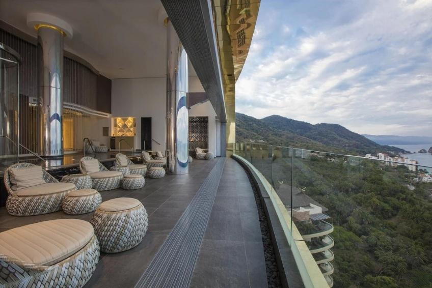 Balcony views at Garza Blanca Preserve Resort & Spa in Puerto Vallarta