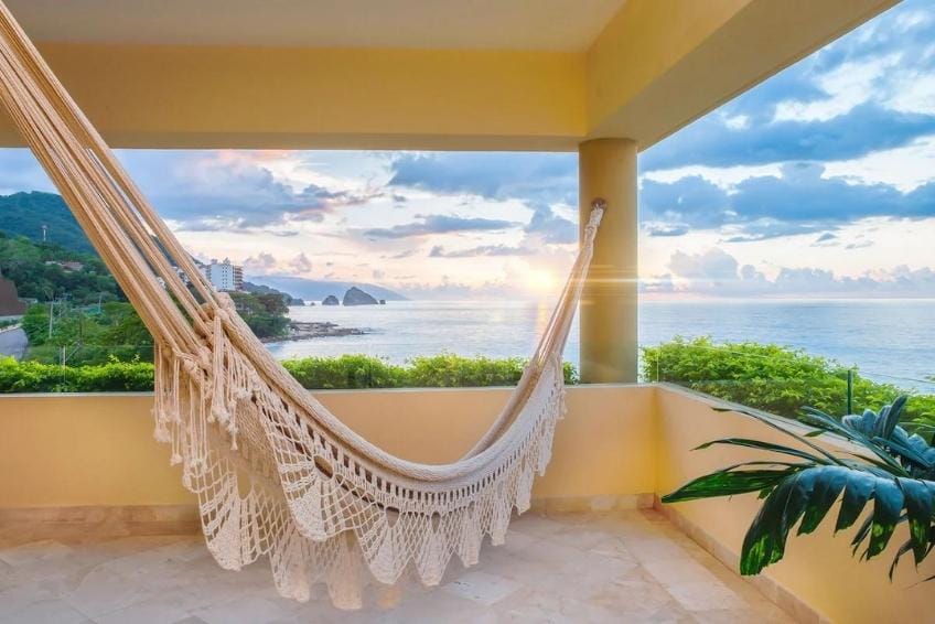 Hammock for relaxing at Garza Blanca Preserve Resort & Spa in Puerto Vallarta