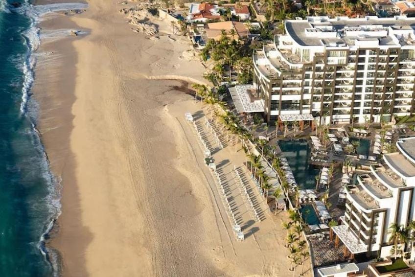 Beach front at Garza Blanca Resort and Spa Los Cabos