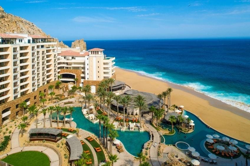 Exterior of the Grand Solmar Land’s End Resort and Spa in Cabo San Lucas