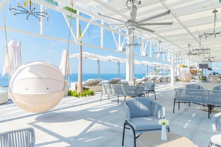 Lounge at the Hotel Mousai Puerto Vallarta