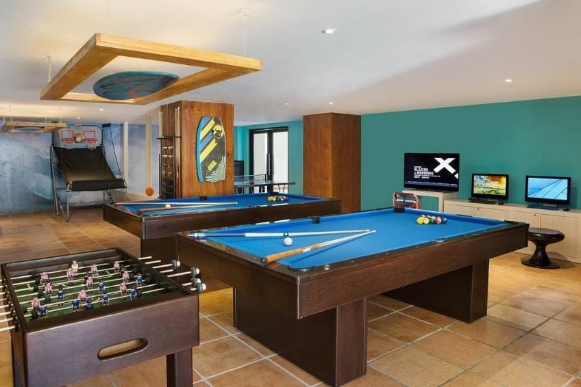 Game room at the Hyatt Ziva Los Cabos