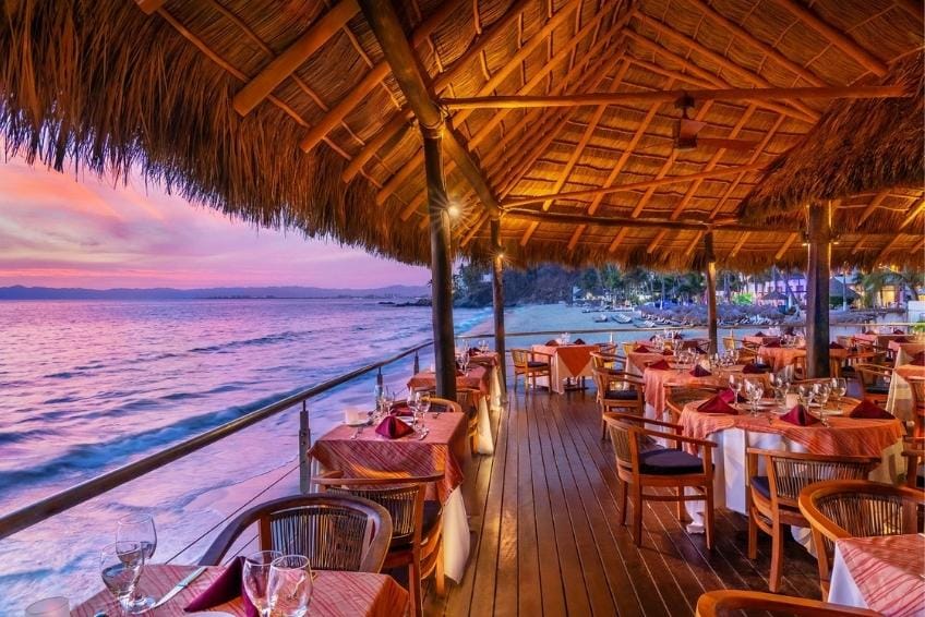 Sunset dining at the Hyatt Ziva Puerto Vallarta