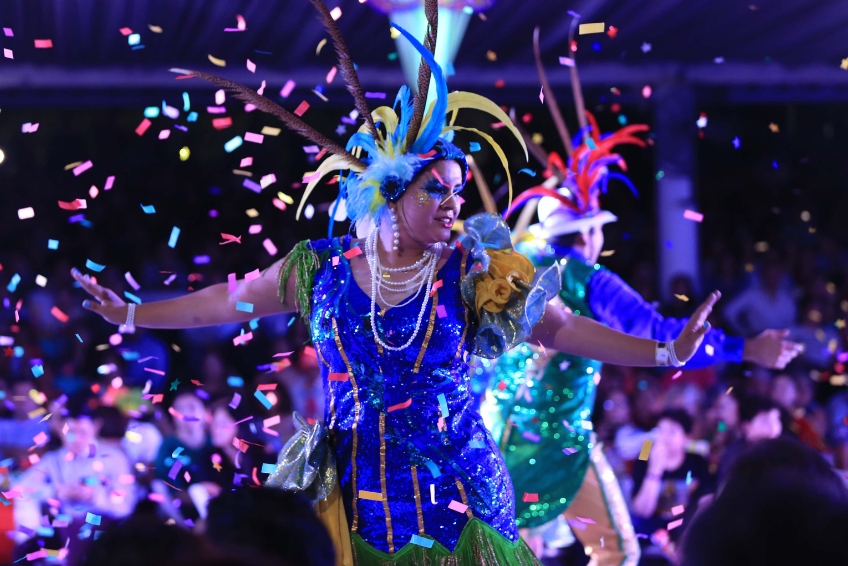 Carnival Celebration in Cancun in February