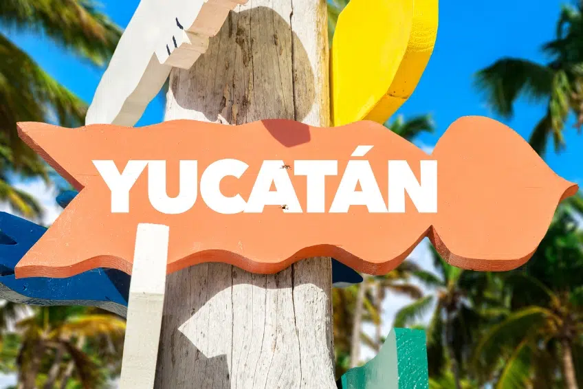 Island Life Mexico : Yucatan Sign