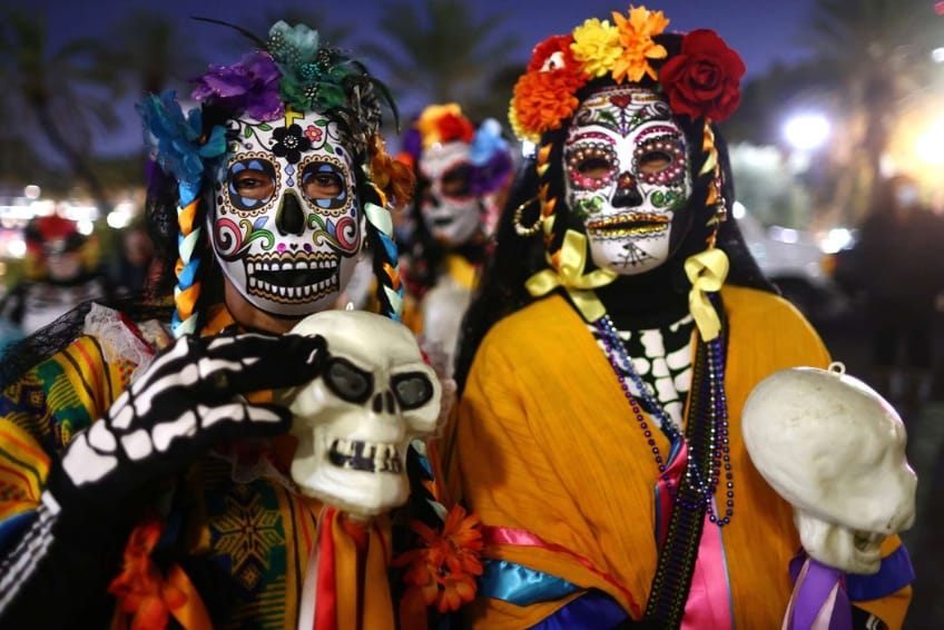 Dia de los Muertos celebration in Cancun