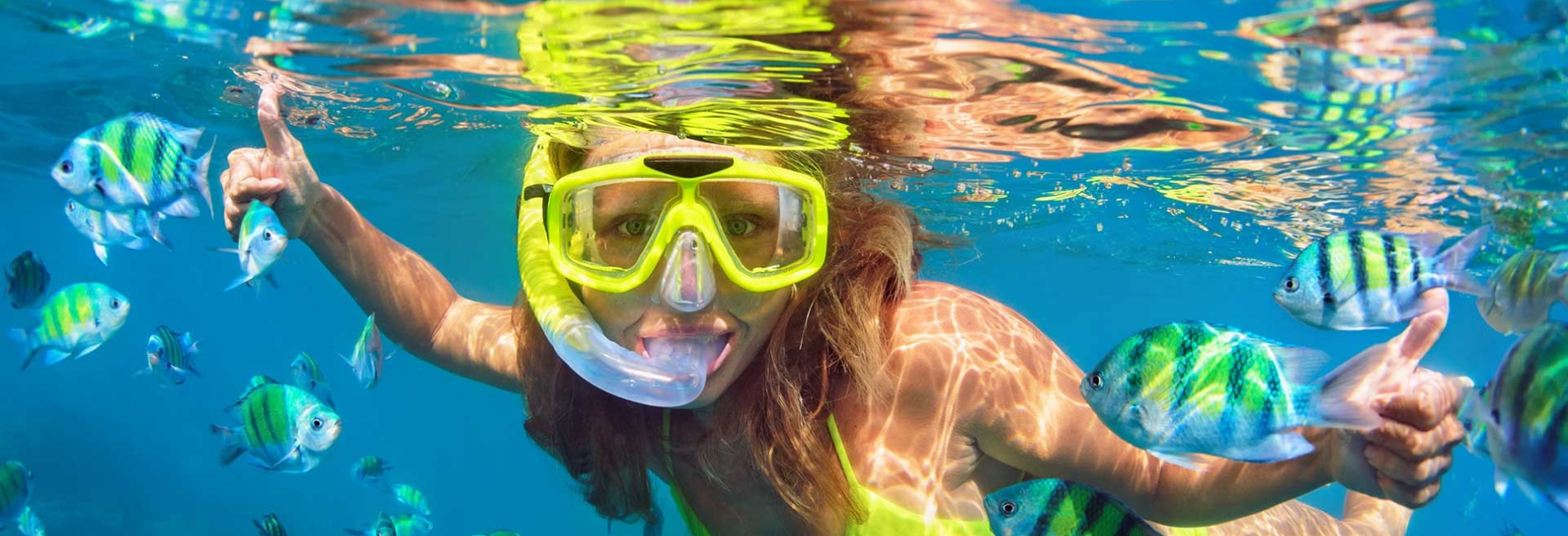 Snorkeling in Cancun, Mexico