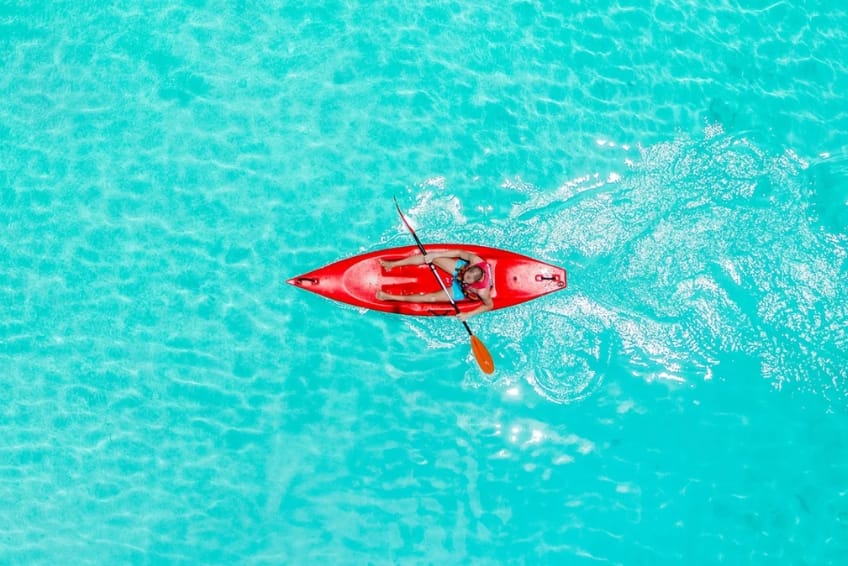 Kayaking In Akumal Bay
