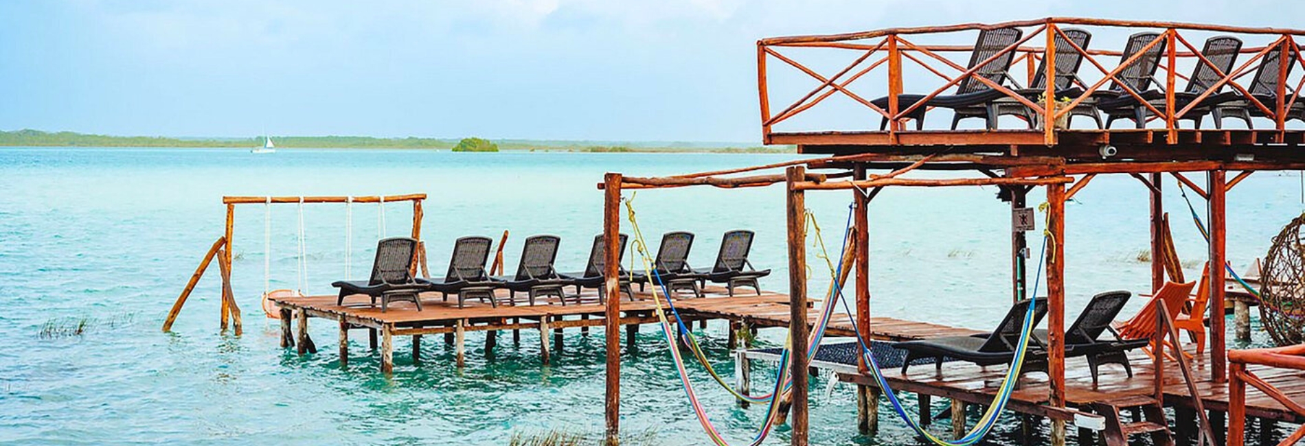 El Buho Lagoon Club in Bacalar, Mexico