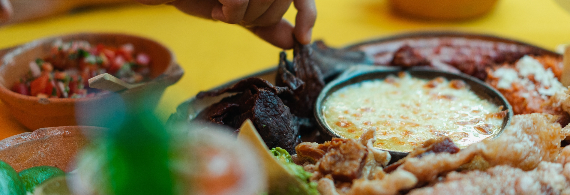 People taking a cooking class in Holbox, Mexico